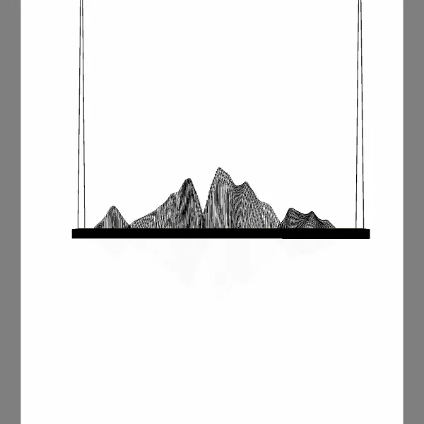 中式吊灯-山水山形吊灯12