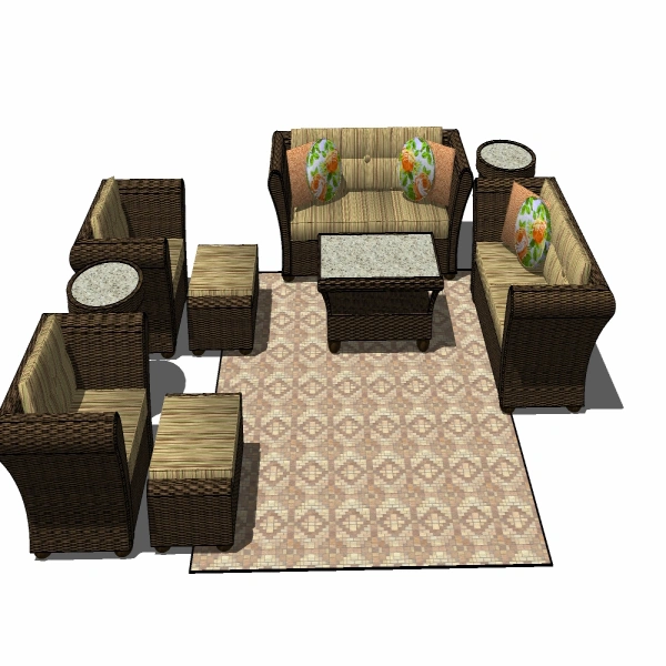 组合沙发-28_美式家具